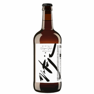 Bouteille de saké artisanal français Wintoji Nigori 50 cL, non filtré, dédié à la mixologie contemporaine